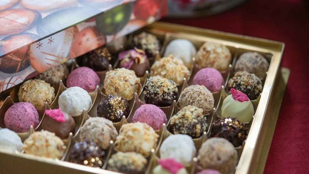 Swiss chocolate: Chocolate gift box