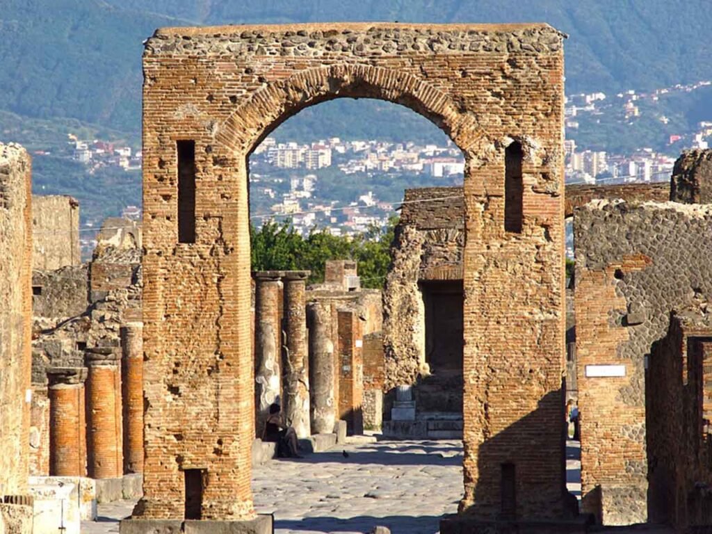 Pompeii, Italy: main gate