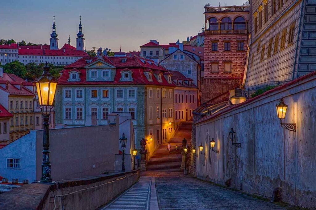 hidden gems in Switzerland: Town at night